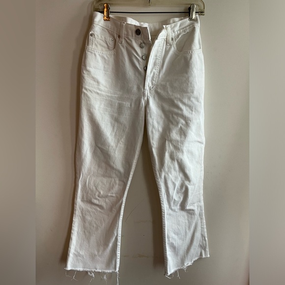 Boyish White Ankle Straight leg Jeans size 26 - Picture 1 of 7
